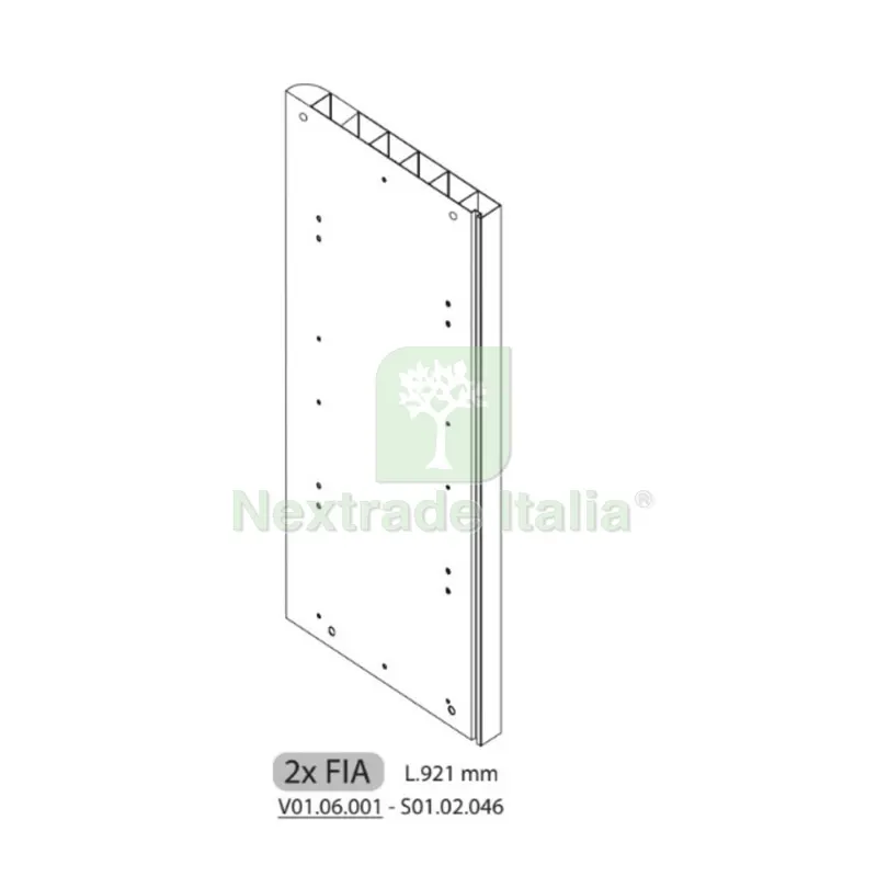 ZZ-2X FIA S01.02.046 x Copricaldaia Resina Himalaya con Serranda 59X39X98H — Caldaie e radiatori — rif. FERX.603815