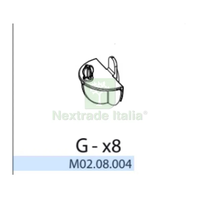 ZZ-G-X8 M02.08.004 x Armadio Spogliatoio Resina a 2 Posti in Kit con Serrat — Arredo — rif. FERX.603817
