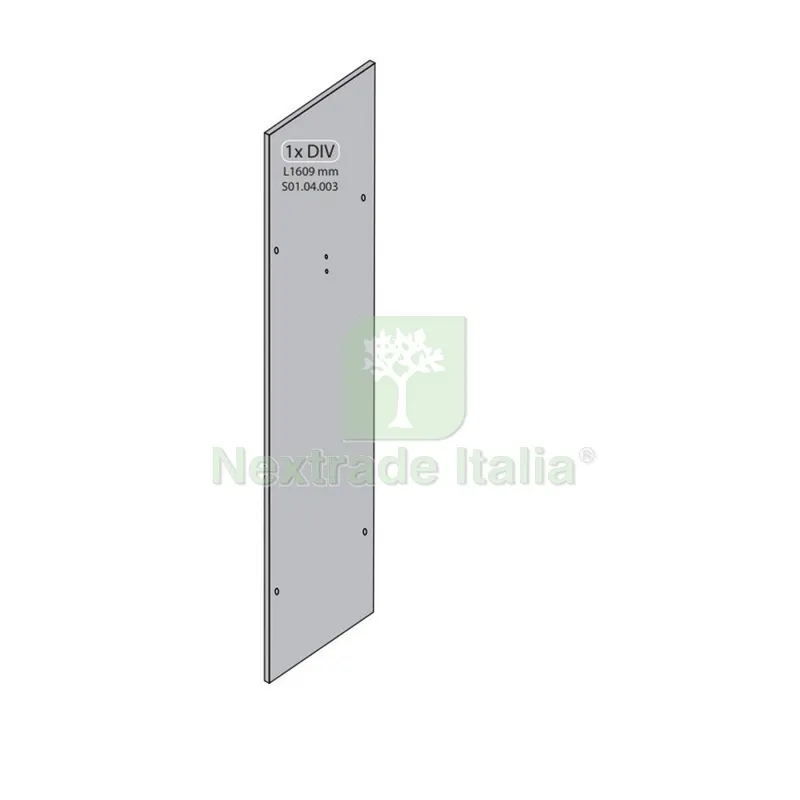 ZZ-1xDIV L1609 mm S01.04.003 x Armadio Sporco Pulito Resina 1 Anta 175X59X39 Kit — Arredo — rif. FERX.603841