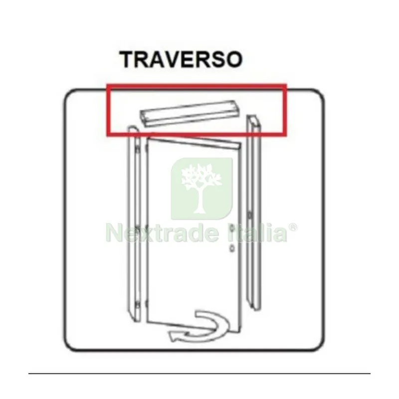 R Traverso Battente x Porta Microtec 210X90 Rovere Grigio — Arredo — rif. FERX.603949 R Traverso Battente x Porta Microtec 210X90 Rovere Grigio — Arredo — rif. FERX.603949
