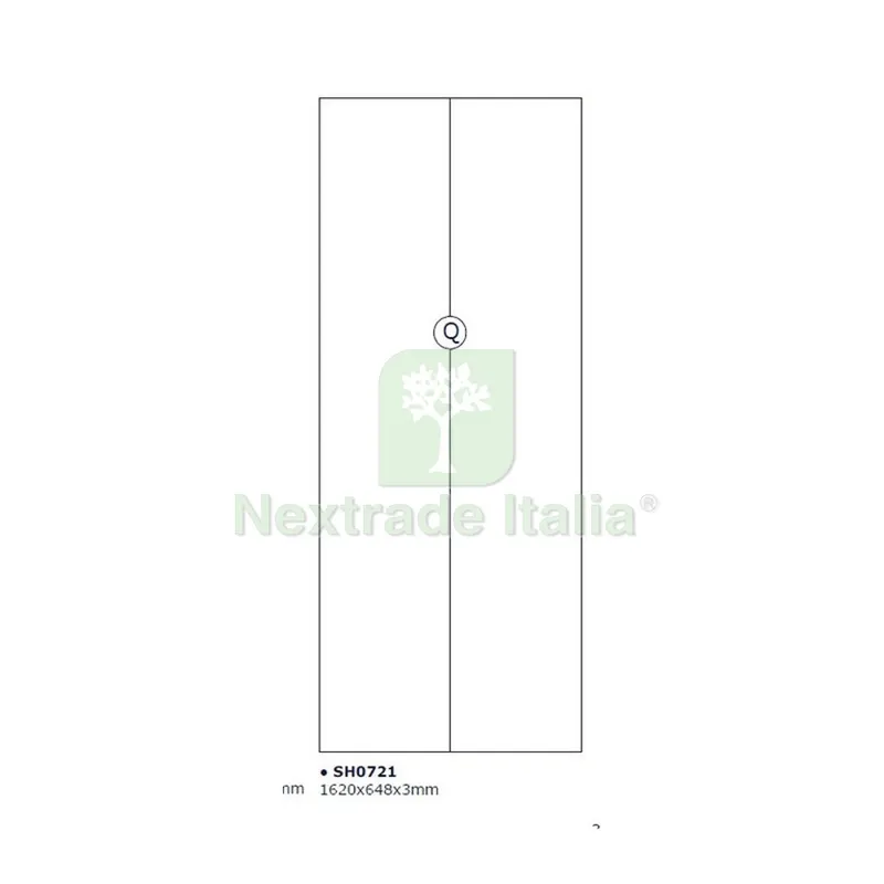 R Part Q Fondo x Scarpiera 5 Ribalte 65X15X164 Bianco 1307 — Arredo — rif. FERX.603985