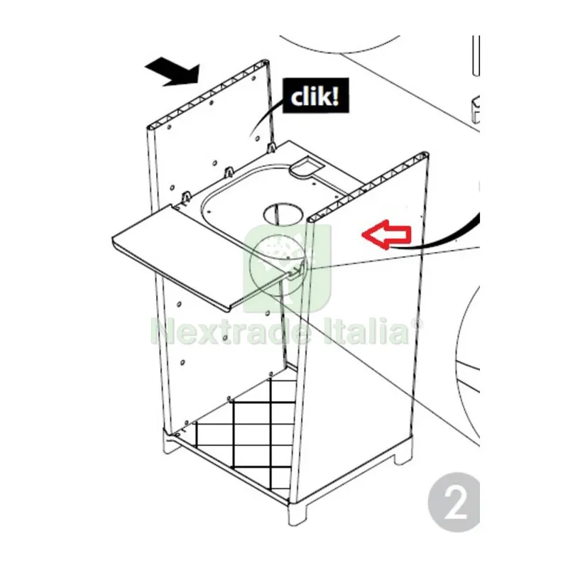 R Fianco x Kit Mobile per Lavatoio 40X40x87H CM — Serrature e cilindri — rif. FERX.604067