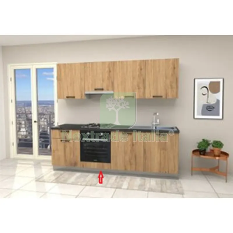 R Zoccolo x Cucina Gourmet 240 Rovere TOP Antrac NON Forato — Arredo — rif. FERX.605076 R Zoccolo x Cucina Gourmet 240 Rovere TOP Antrac NON Forato — Arredo — rif. FERX.605076