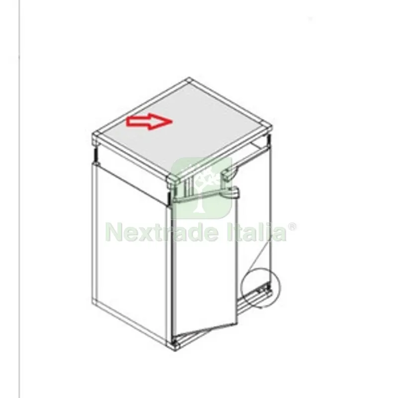 R PANNELLO SUPERIORE X KIT COPRILAVATRICE RESINA 68X64XH88 CM BIANCO — Tubi e raccordi — rif. FERX.605111