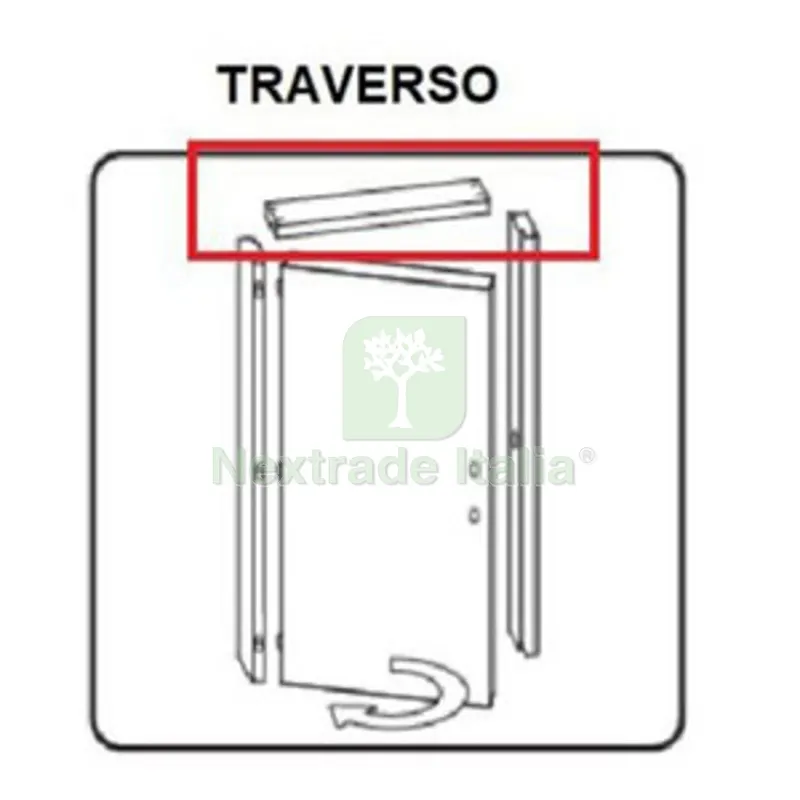 R TRAVERSO BATTENTE PORTA MICROTEC ROV SBIA 90X210 — Tubi e raccordi — rif. FERX.605153