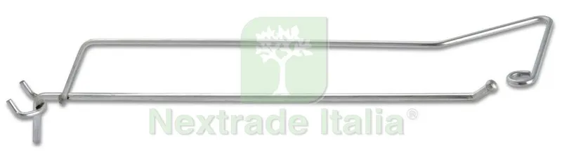20PZ Gancio Singolo x Pannelli Forati FIG20 — Ferramenta per legno e mobili — rif. FERX.6061 20PZ Gancio Singolo x Pannelli Forati FIG20 — Ferramenta per legno e mobili — rif. FERX.6061