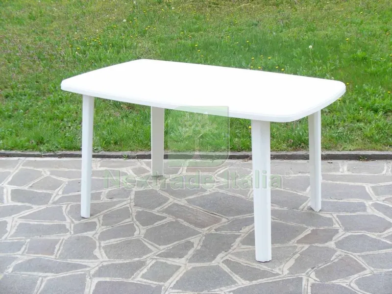 TAVOLO RESINA ART. 56 CM.137X85 BIANCO — Casalinghi e organizzazione — rif. FERX.6063 TAVOLO RESINA ART. 56 CM.137X85 BIANCO — Casalinghi e organizzazione — rif. FERX.6063