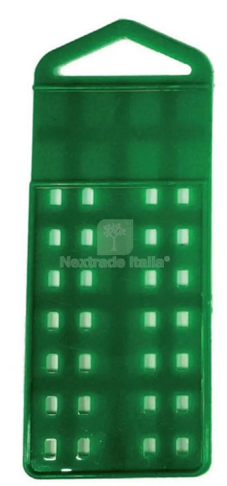 250PZ Placchetta MM. 290X110 Colore Verde — Accessori bagno — rif. FERX.6065