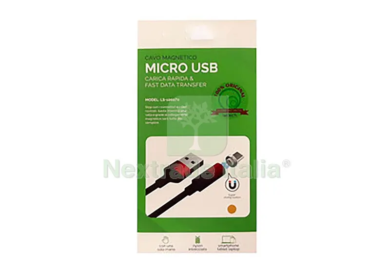 Cavo Micro USB Magnetico CM.100 2.1A — Cavi e fili — rif. FERX.6081 Cavo Micro USB Magnetico CM.100 2.1A — Cavi e fili — rif. FERX.6081