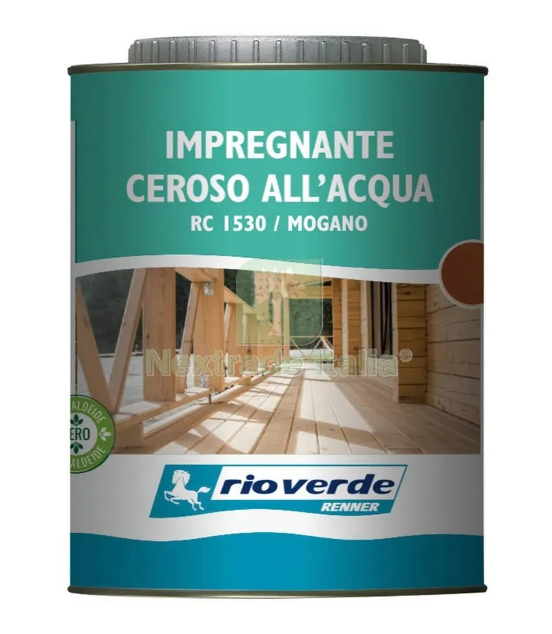 6PZ RIOVERDE RC 1530 IMPREGNANTE CEROSO MOGANO 0,750 — Vernici e smalti — rif. FERX.6083 6PZ RIOVERDE RC 1530 IMPREGNANTE CEROSO MOGANO 0,750 — Vernici e smalti — rif. FERX.6083