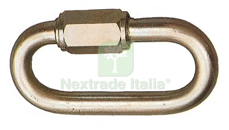 5BLISTER BLISTER MAGLIE GIUNZIONE ACCIAIO ZINCATO MM.4 (PZ.2) — Lucchetti e catene — rif. FERX.60894 5BLISTER BLISTER MAGLIE GIUNZIONE ACCIAIO ZINCATO MM.4 (PZ.2) — Lucchetti e catene — rif. FERX.60894