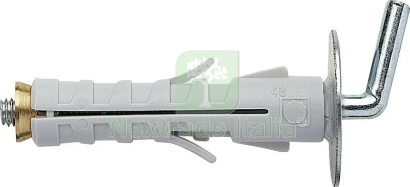 200PZ ELEMATIC TASSELLI ENP/GC9 GANCIO CORTO diametro 9 mm — Tasselli e ancoraggi — rif. FERX.6141 200PZ ELEMATIC TASSELLI ENP/GC9 GANCIO CORTO diametro 9 mm — Tasselli e ancoraggi — rif. FERX.6141