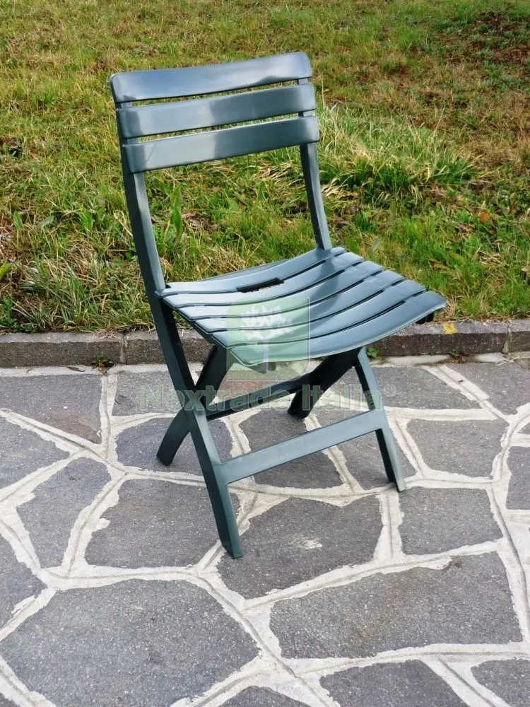 4PZ Sedia Resina Pieghevole ART. 31C Verde — Arredo — rif. FERX.6145