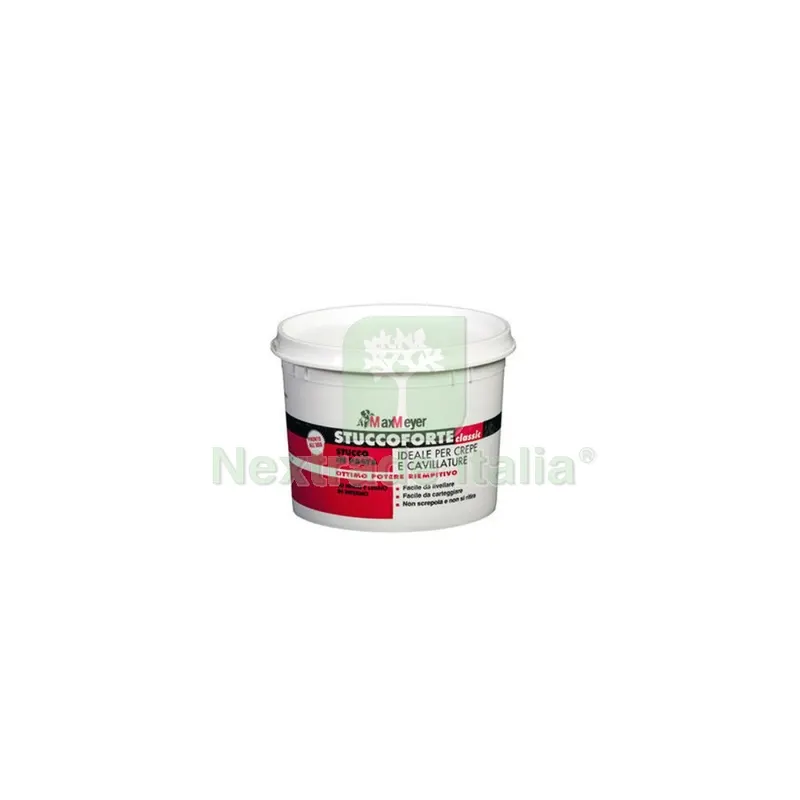 Max Stuccoforte in Pasta Bianco 1 KG — Stucchi e rasanti — rif. FERX.614847 Max Stuccoforte in Pasta Bianco 1 KG — Stucchi e rasanti — rif. FERX.614847