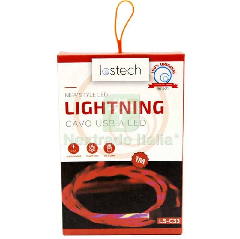 Cavo LED Lightning Carica Rapida CM.100 — Cavi e fili — rif. FERX.61716