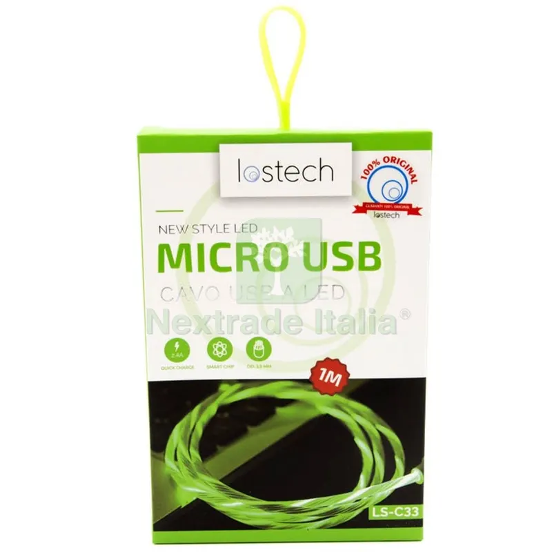 Cavo LED Micro USB Carica Rapida CM.100 — Cavi e fili — rif. FERX.61725