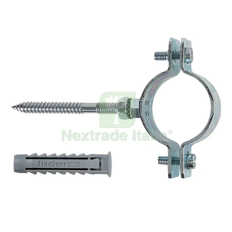 FISCHER COLLARE PER TUBI CPT GR. 1 — Fascette e collari — rif. FERX.6197 FISCHER COLLARE PER TUBI CPT GR. 1 — Fascette e collari — rif. FERX.6197