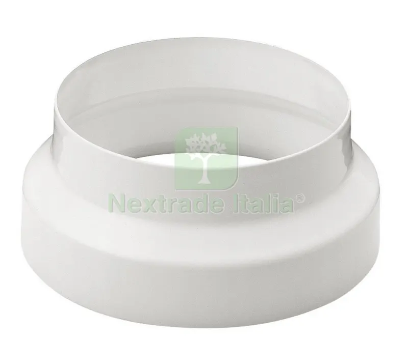 RIDUZIONE PER TUBO DI STUFA D 13/12 CM BIANCO — Tubi e raccordi — rif. FERX.6209 RIDUZIONE PER TUBO DI STUFA D 13/12 CM BIANCO — Tubi e raccordi — rif. FERX.6209