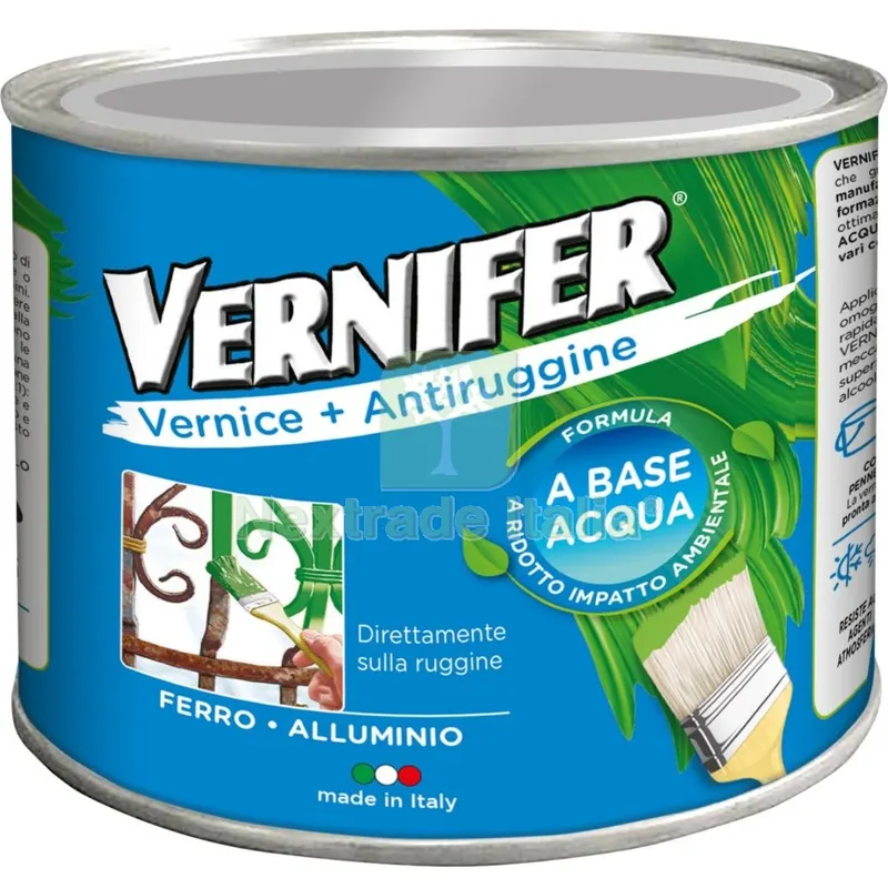 VERNIFER ACQUA GRIGIO PERLA BRILLANTE ML500 COL4608 — Vernici e smalti — rif. FERX.621 VERNIFER ACQUA GRIGIO PERLA BRILLANTE ML500 COL4608 — Vernici e smalti — rif. FERX.621
