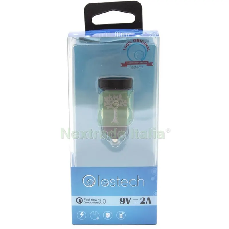 Caricatore da Auto Singola USB Quick Charge 3.0 9V — Caricabatterie e alimentatori — rif. FERX.6232 Caricatore da Auto Singola USB Quick Charge 3.0 9V — Caricabatterie e alimentatori — rif. FERX.6232