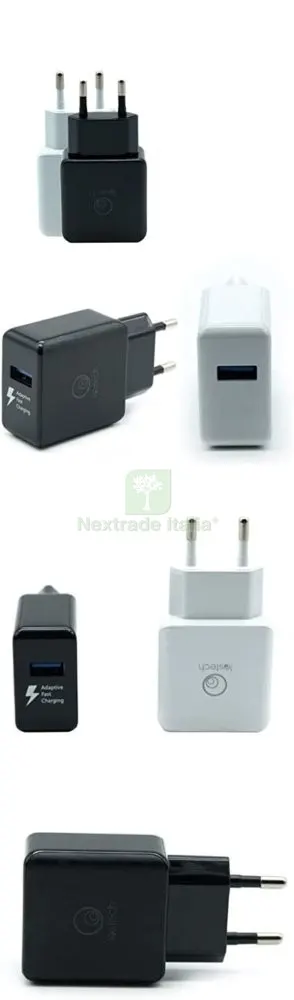 Caricatore con Singola USB 220V 9V Fast Charge — Caricabatterie e alimentatori — rif. FERX.6237 — foto 2 Caricatore con Singola USB 220V 9V Fast Charge — Caricabatterie e alimentatori — rif. FERX.6237 — foto 2