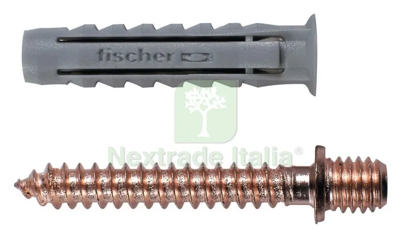 SC FISCHER TASSELLO PER COLLARE S6DV 10 PZ — Tasselli e ancoraggi — rif. FERX.62438 SC FISCHER TASSELLO PER COLLARE S6DV 10 PZ — Tasselli e ancoraggi — rif. FERX.62438