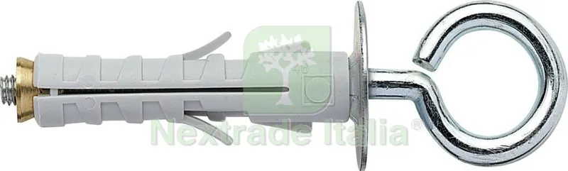 100PZ ELEMATIC TASSELLI ENP/OC9 OCCHIOLO CHIUSO diametro 9 mm — Tasselli e ancoraggi — rif. FERX.6246