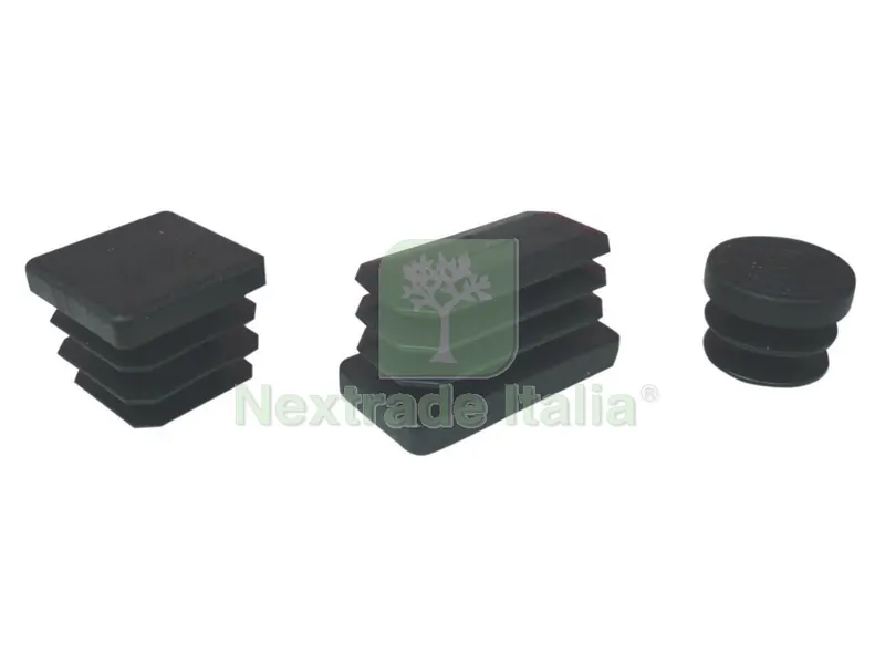 5BLISTER BL PUNTALI TONDI 30 MM PLASTICA NERO 8 PZ — Punte, frese e dischi — rif. FERX.62513