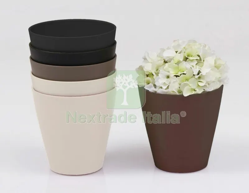 12PZ Vaso "mood 15" CM.15X15H (3 Colori) — Vasi e fioriere — rif. FERX.6278