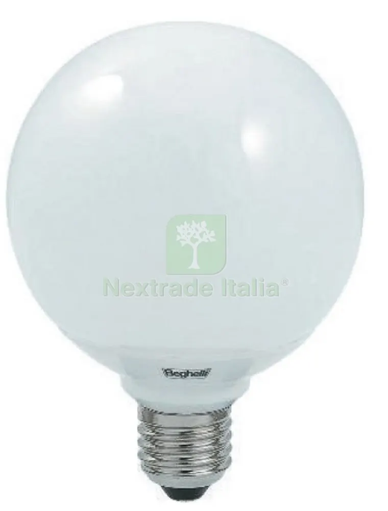 5PZ Beghelli Lampadina a Risparmio Energetico 50207 Globo E27W25 Calda — Illuminazione — rif. FERX.6282