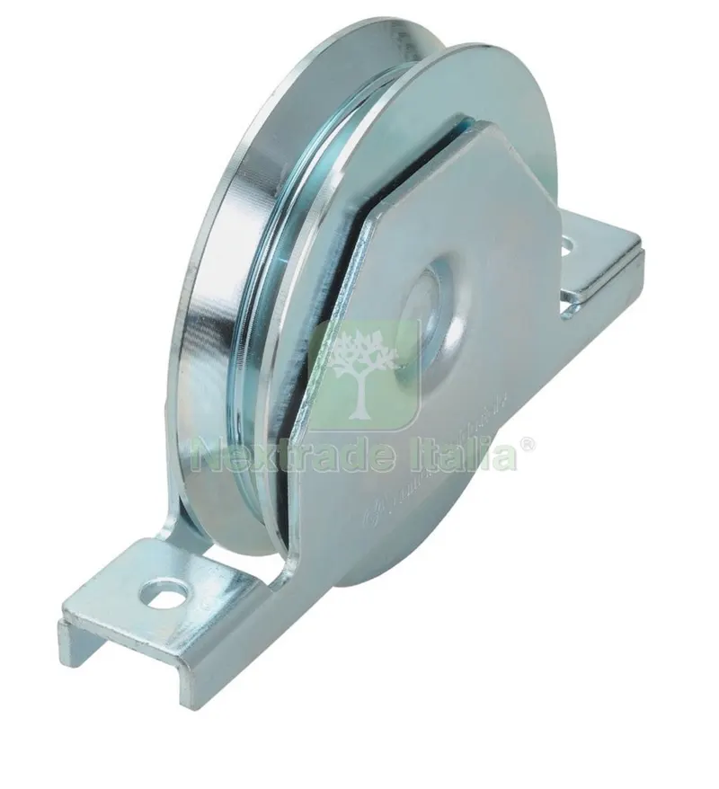 PL RUOTA X CANCELLO CON SUPPORTO A 1 CUSCINETTI MM.100 — Ferramenta porte e finestre — rif. FERX.63236 PL RUOTA X CANCELLO CON SUPPORTO A 1 CUSCINETTI MM.100 — Ferramenta porte e finestre — rif. FERX.63236