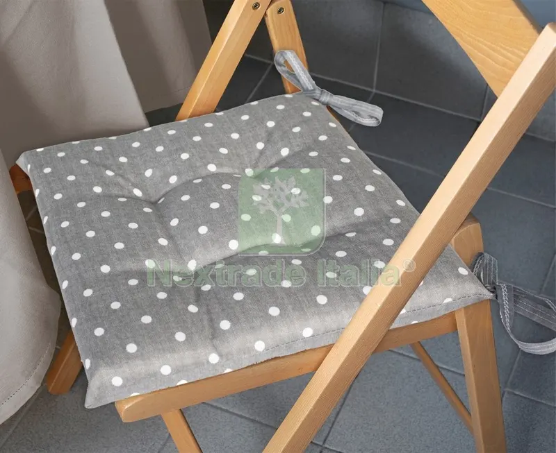 12PZ Cuscino Creta CM.40X40X5 Pois Grigio 1810 — Tempo libero outdoor — rif. FERX.6330 12PZ Cuscino Creta CM.40X40X5 Pois Grigio 1810 — Tempo libero outdoor — rif. FERX.6330