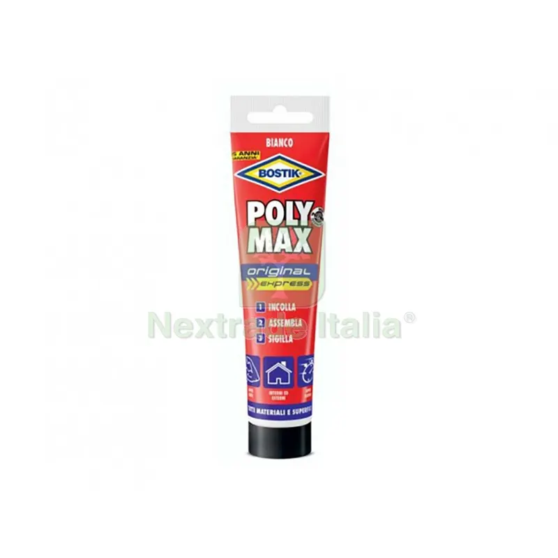 6PZ Bostik Polimax "bianco" Tubetto GR.165 — Adesivi e sigillanti — rif. FERX.633419