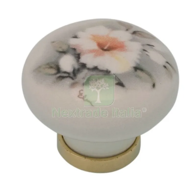 5BLISTER Blister Pomoli Porcellana con Base Figura 6 (PZ.2) — Maniglie e pomelli — rif. FERX.63401