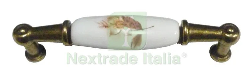 6BLISTER Maniglia in Porcellana Mara OLD America/Bianco — Maniglie e pomelli — rif. FERX.63933