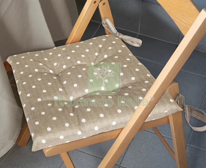 12PZ Cuscino Creta CM.40X40X5 Pois Tortora 1808 — Tempo libero outdoor — rif. FERX.6402 12PZ Cuscino Creta CM.40X40X5 Pois Tortora 1808 — Tempo libero outdoor — rif. FERX.6402