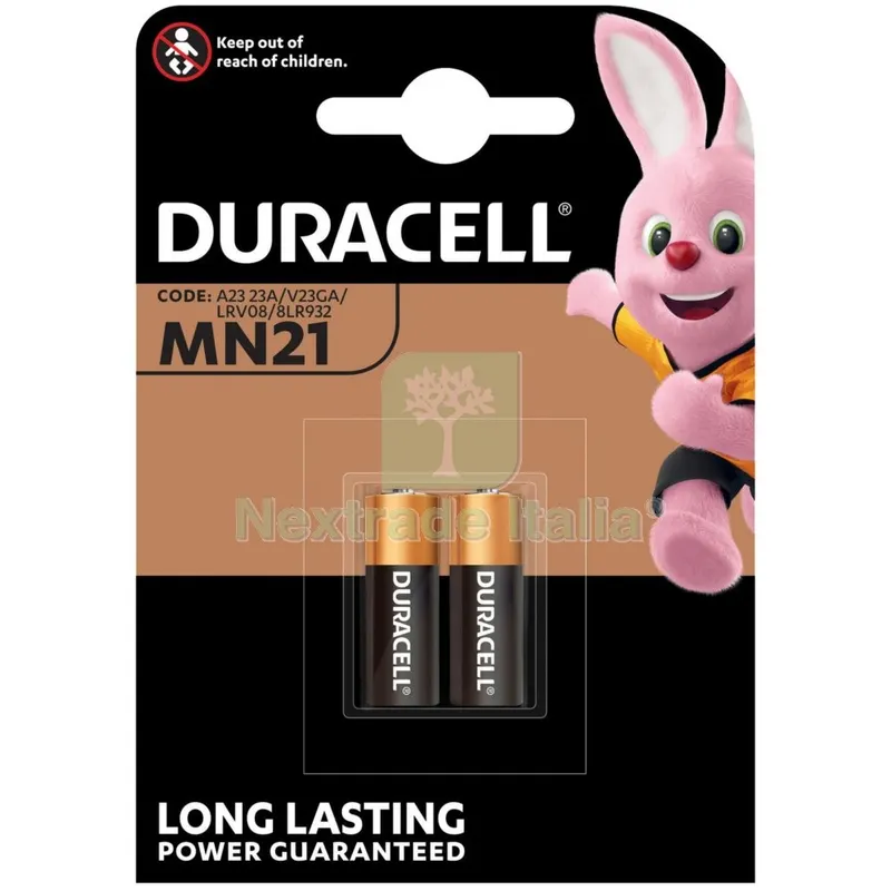 10BLISTER DURACELL PILA ALCALINA 12V MN21 BL.2 — Pile e batterie — rif. FERX.6410 10BLISTER DURACELL PILA ALCALINA 12V MN21 BL.2 — Pile e batterie — rif. FERX.6410