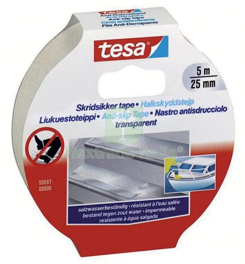 6PZ Antisdrucciolo "tesa" Trasparente MM.25XMT.5 — Profili antiscivolo e gomma — rif. FERX.6430 6PZ Antisdrucciolo "tesa" Trasparente MM.25XMT.5 — Profili antiscivolo e gomma — rif. FERX.6430