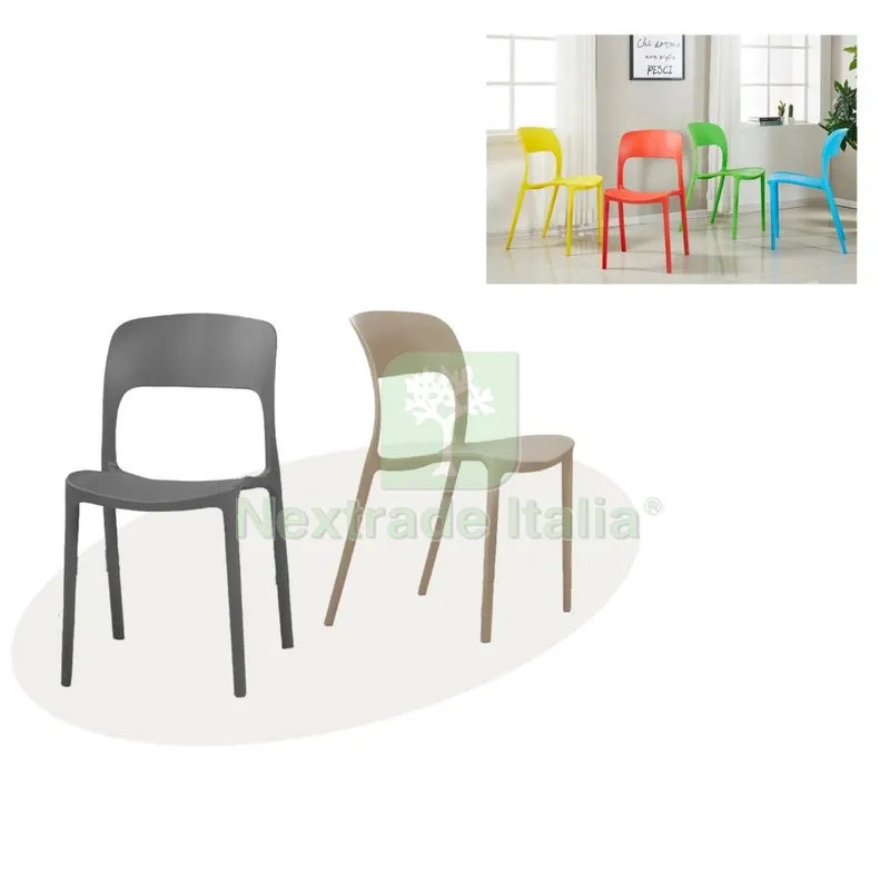 4PZ Sedia MOD.LUCIA CM.43X48XX83 Grigio Scuro — Arredo — rif. FERX.64935 4PZ Sedia MOD.LUCIA CM.43X48XX83 Grigio Scuro — Arredo — rif. FERX.64935