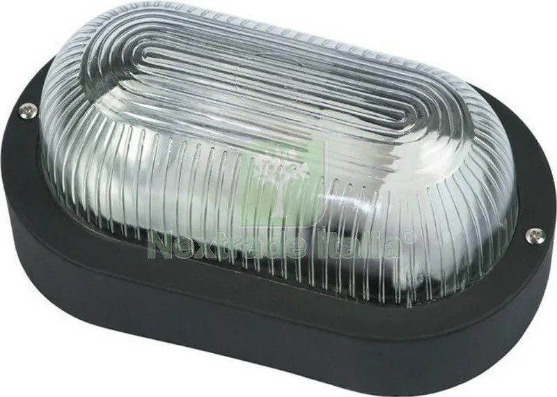 Plafoniera Ovale Nera — Illuminazione — rif. FERX.65026 Plafoniera Ovale Nera — Illuminazione — rif. FERX.65026