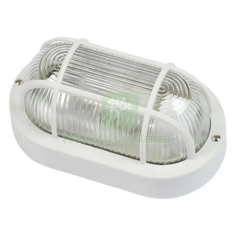 Plafoniera Ovale Griglia Bianco — Illuminazione — rif. FERX.65030 Plafoniera Ovale Griglia Bianco — Illuminazione — rif. FERX.65030