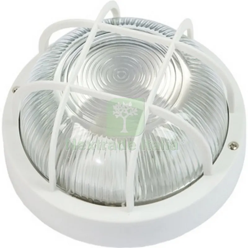 Plafoniera Tonda Griglia Bianco — Illuminazione — rif. FERX.65036 Plafoniera Tonda Griglia Bianco — Illuminazione — rif. FERX.65036