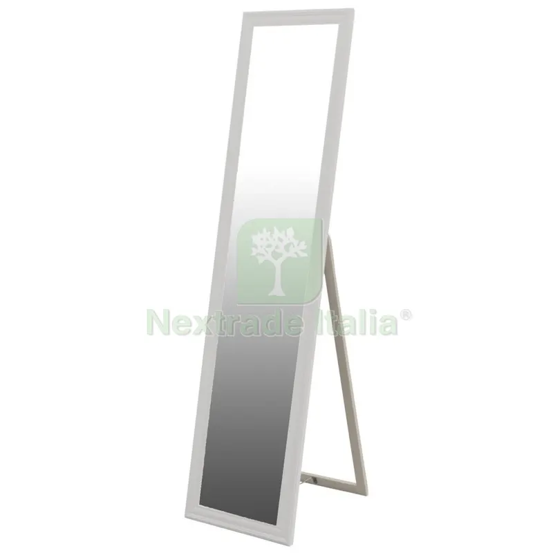 Specchio a Pavimento CM 40X160 Bianco Satinato — Accessori bagno — rif. FERX.6528 Specchio a Pavimento CM 40X160 Bianco Satinato — Accessori bagno — rif. FERX.6528