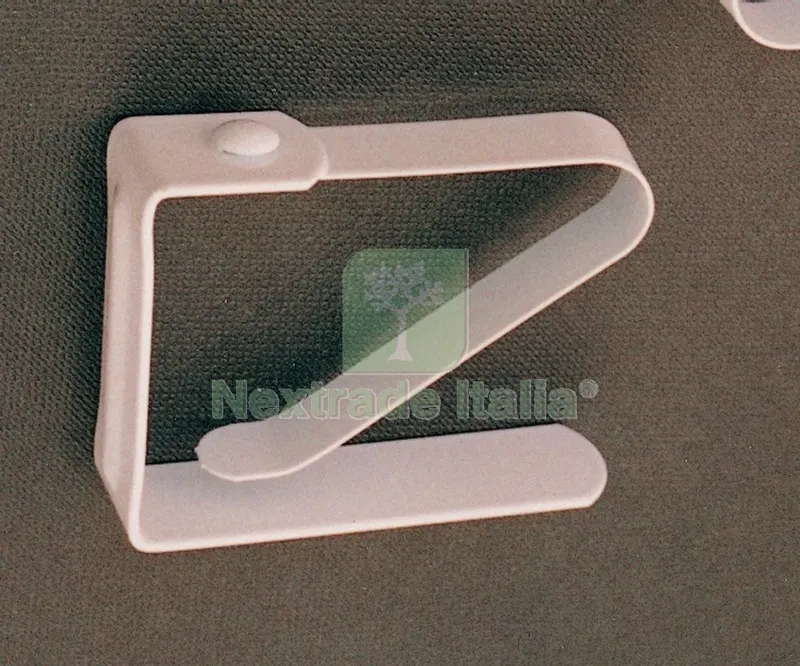 6BLISTER BL Fermatovaglia Nichelato 4 PZ — Tessili e biancheria casa — rif. FERX.65484