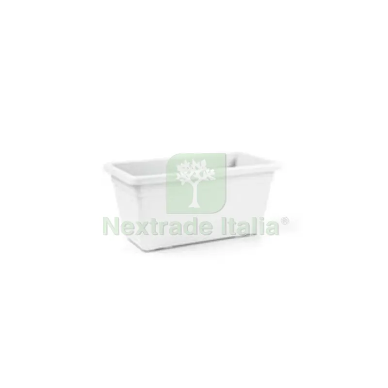FIORIERA ANTHEA RETTANGOLARE BIANCO 60CM — Vasi e fioriere — rif. FERX.655969 FIORIERA ANTHEA RETTANGOLARE BIANCO 60CM — Vasi e fioriere — rif. FERX.655969