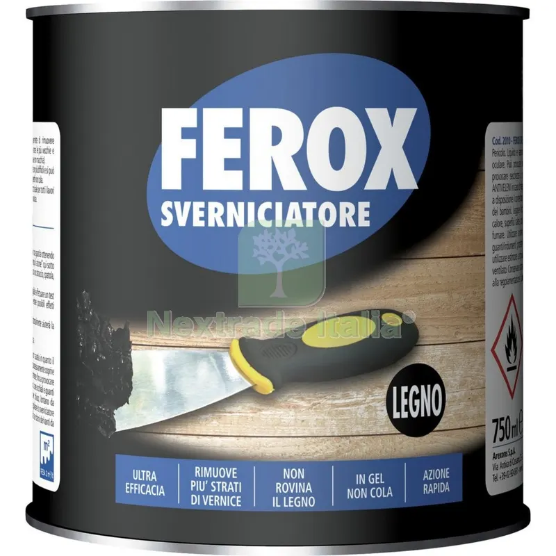 Arexons Ferox Sverniciatore x Legno 750 ML — Lubrificanti e oli — rif. FERX.656 Arexons Ferox Sverniciatore x Legno 750 ML — Lubrificanti e oli — rif. FERX.656