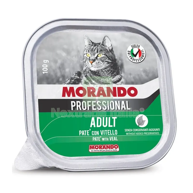 32PZ CIBO GATTO MORANDO VSC 100 G VITELLO E POLLO — Gatti — rif. FERX.656302 32PZ CIBO GATTO MORANDO VSC 100 G VITELLO E POLLO — Gatti — rif. FERX.656302