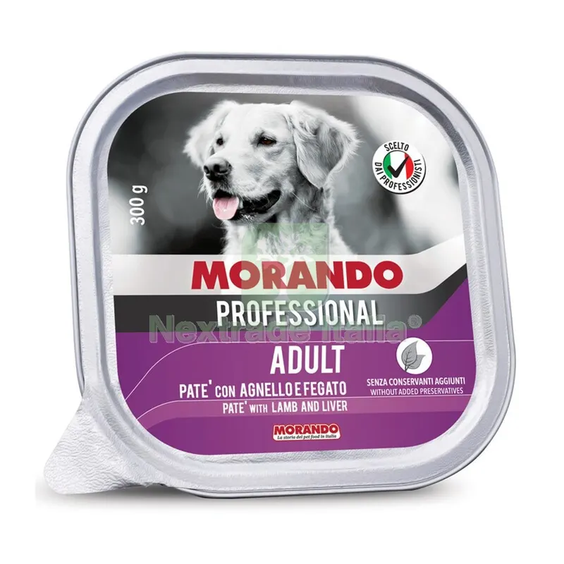 18PZ Morando Cane VSC. GR.300 Carni Agnello/Fegato — Cani — rif. FERX.656308 18PZ Morando Cane VSC. GR.300 Carni Agnello/Fegato — Cani — rif. FERX.656308