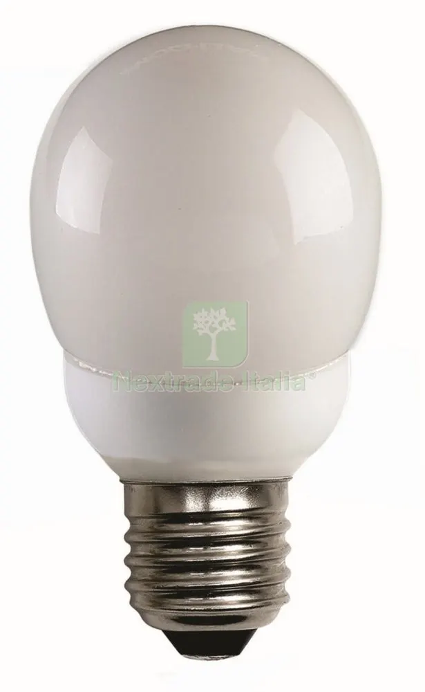 10PZ Leuci Lampada Risparmio Sfera 9W E27 Fredda 865 — Illuminazione — rif. FERX.6572