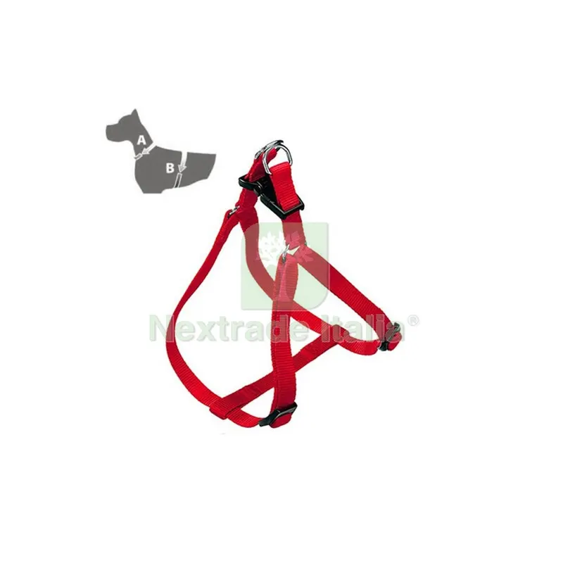 Zoov Pettorina REG.NYLON Rosso MM.15XCM.35/51 — Cani — rif. FERX.657887
